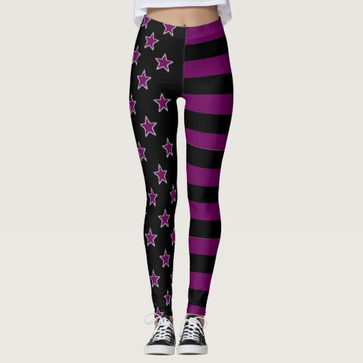 US Flagge Leggings (Vorderseite)