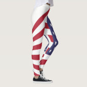 US-Flagge Leggings (Rechts)