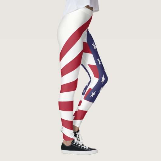 US-Flagge Leggings (Rechts)