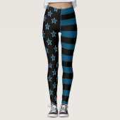 US Flagge Leggings (Vorderseite)
