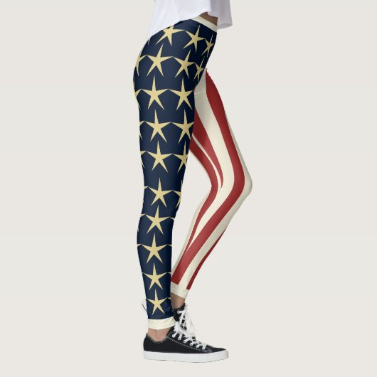 US Flagge Leggings (Rechts)