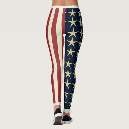 US Flagge Leggings (Rückseite)