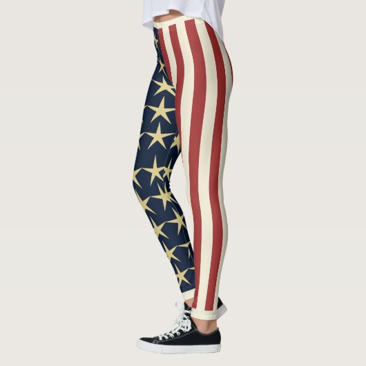 US Flagge Leggings (Links)
