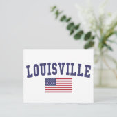 US-Flagge Louisville Postkarte (Stehend Vorderseite)