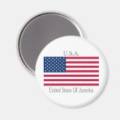 US-Flagge Magnet (Vorderseite/Rückseite)