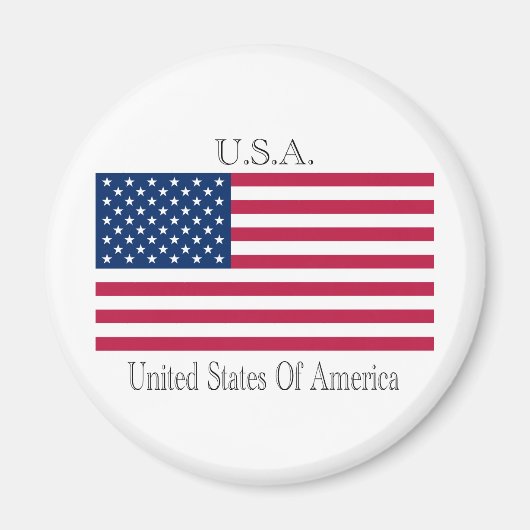 US-Flagge Magnet (Vorne)