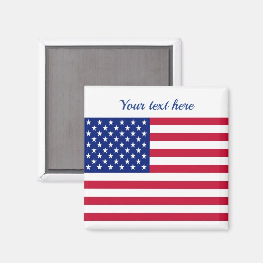 US Flagge Magnet (Vorderseite/Rückseite)