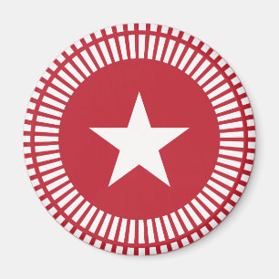 US Flagge Magnet Rot und Weiß
