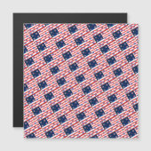 US-Flagge Magnetkarte (Vorne/Hinten)
