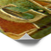 US-Flagge - Medaille der Zivilen Gewerkschaft des Poster (Ecke)