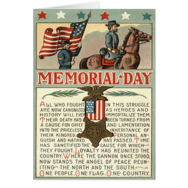 US-Flagge Medaille März Gewerkschaft Soldier Caval (Vorne)