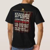 US-Flagge Memento Mori Veteran-Shirt T-Shirt (Rückseite)