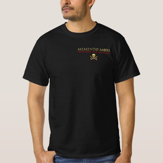 US-Flagge Memento Mori Veteran-Shirt T-Shirt (Vorderseite)