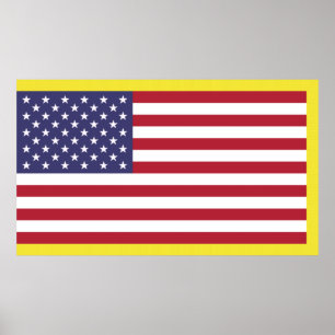 US-Flagge (Militär) Poster