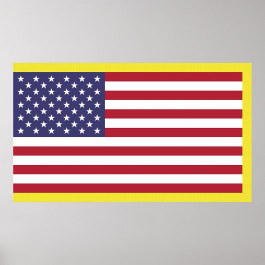 US-Flagge (Militär) Poster (Vorne)