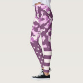 US-Flagge Militärische rosa Camouflage Leggings (Links)
