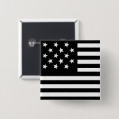 US-Flagge mit 15 Sternen Button (Vorne & Hinten)