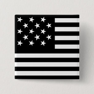 US-Flagge mit 15 Sternen Button