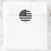 US-Flagge mit 51 Sternen Runder Aufkleber (Tasche)