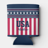 US Flagge mit dem Namen American Styled Dosenkühler (Rückseite)