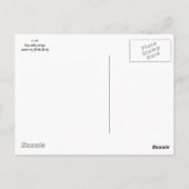 US-Flagge mit Plakatkarte Postkarte (Rückseite)