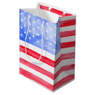 US Flagge Mittlere Geschenktüte