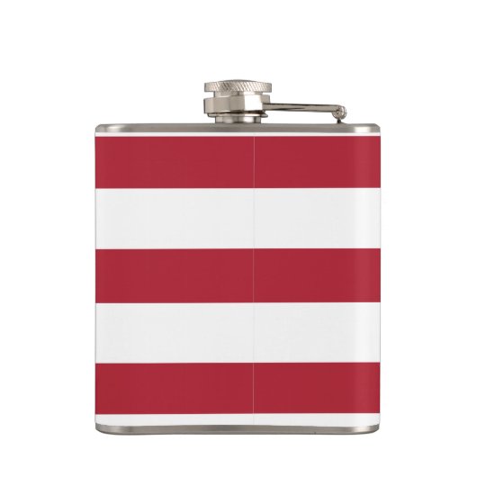 US Flagge Monogram stilisiert Flachmann (Rückseite)