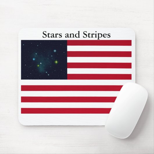 US Flagge Mousepad (Mit Mouse)