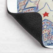 US Flagge Mousepad (Ecke)