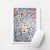 US Flagge Mousepad (Mit Mouse)