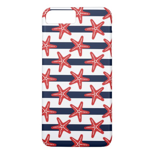 US Flagge-Muster Case-Mate iPhone Hülle (Rückseite)