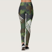 US-Flagge Muster der Camouflage-Camouflage Leggings (Rückseite)