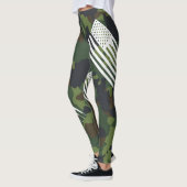 US-Flagge Muster der Camouflage-Camouflage Leggings (Links)