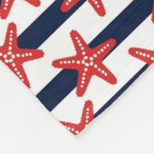 US Flagge-Muster Fleecedecke (Ecke)