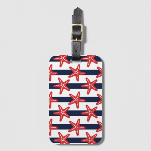 US Flagge-Muster Gepäckanhänger (Vorderseite Vertikal)
