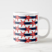 US Flagge-Muster Jumbo-Tasse (Rechts)