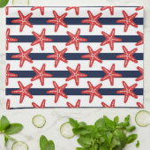 US Flagge-Muster Küchentuch (Gefaltet)