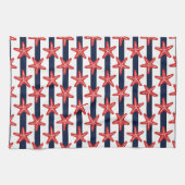 US Flagge-Muster Küchentuch (Horizontal)