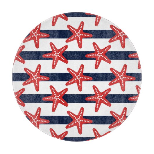 US Flagge-Muster Schneidebrett (Vorderseite)