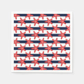 US Flagge Muster Serviette (Vorderseite)