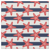 US Flagge-Muster Stoff (Nahaufnahme)