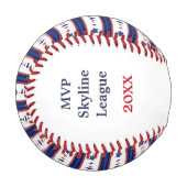 US Flagge MVP Personalisiert Baseball (Vorderseite Links)