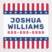 US Flagge name Telefon Etiketten (Design 2)