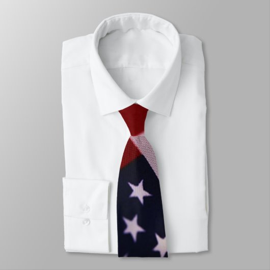 US Flagge Necktie Krawatte (Gebunden)