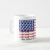 US-Flagge NO Gun Kontrolle Kaffeetasse (Vorderseite Links)