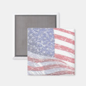US-Flagge - Not Magnet (Vorderseite/Rückseite)