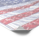 US-Flagge - Not Poster (Ecke)