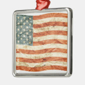 US Flagge Ornament Aus Metall (Links)
