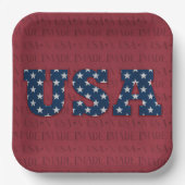 US FLAGGE Paper Plate Pappteller (Vorderseite)