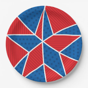 US FLAGGE Paper Plate zum Unabhängigkeitstag der U Pappteller